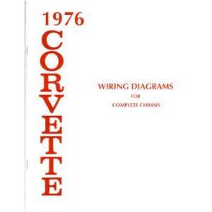    1976 CHEVROLET CORVETTE Wiring Diagrams Schematics 