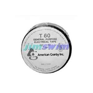  American Granby T60 Electric Tape Gen Purp 3/4X60 Blk 