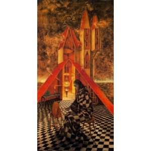  FRAMED oil paintings   Remedios Varo   24 x 48 inches 