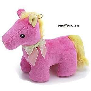  Plush Pink Pony Rattle [Toy] Toys & Games