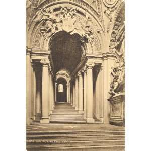 1909 Vintage Postcard Scala Regia   Palazzo Vaticano   Entrance to The 