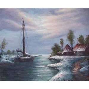  Fine Oil Painting, Clipper SC03 36x48