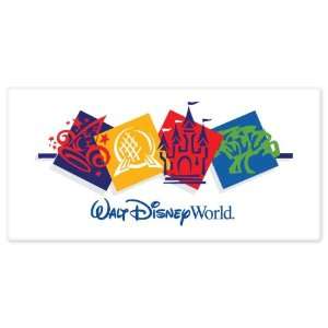  Walt Disney World car bumper sticker window decal 6 x 3 