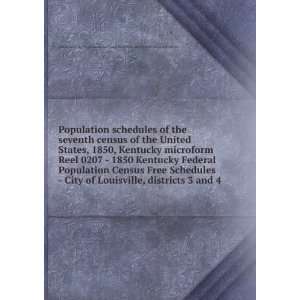  schedules of the seventh census of the United States, 1850, Kentucky 
