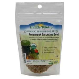    ORGANIC FENUGREEK SPROUTING SEED 4 OZ SPROUTS SEED 