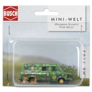  Busch 7702 Hippies Camping Scene Toys & Games