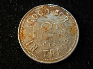 The Pastime Saloon Salida, Colorado Trade Token  