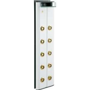    H2 PW Kohler BodySpa Shower Panel Vibrant Polished Brass with White