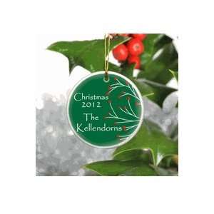  Personalized Simply Natural Ceramic Christmas Ornaments 