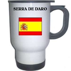  Spain (Espana)   SERRA DE DARO White Stainless Steel Mug 