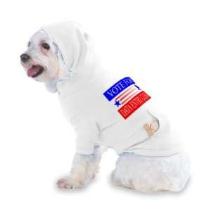 VOTE FOR DATA ENTRY CLERK Hooded (Hoody) T Shirt with pocket for your 