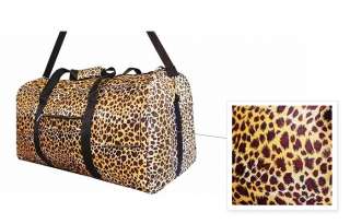   Leopard / Zebra Print Duffle Bag   DANCE, CHEER, SCHOOL, TRAVEL