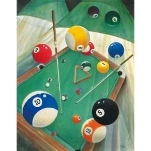  David Lingwood   Billiards II Canvas