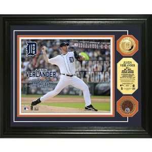 Detroit Tigers Justin Verlander A.L. MVP/Cy Young Infield Dirt Coin 