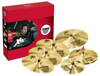 Sabian Xs20 Brilliant Super Cymbal Set 7pc Pack   New  