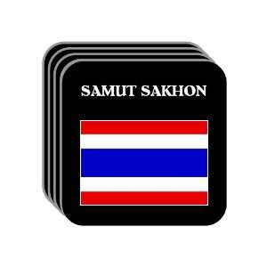 Thailand   SAMUT SAKHON Set of 4 Mini Mousepad Coasters 
