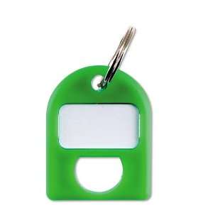  CARL  Replacement Security Cabinet Key Tags, Green, 8 