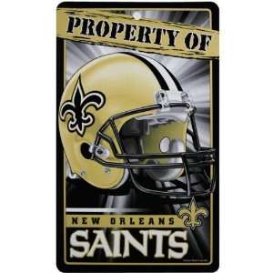  New Orleans Saints   Property Of Sign Patio, Lawn 