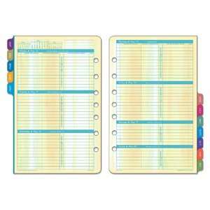  Day Timer 09633 0801 Planner Refill, Flavia 2 Page/Week 