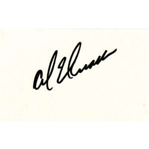  Al Unser Autographed/Hand Signed Racing 3x5 Card Al Unser 