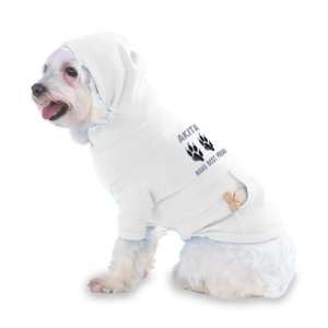  AKITA MANS BEST FRIEND Hooded T Shirt for Dog or Cat X 