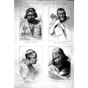  1879 Afghan Hill Tribes Hazara Shinwarri Kizilbash Khel 