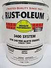 Rust Oleum Safety Yellow High Performance 3400 Low VOC Enamel Paint 