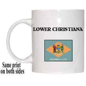  US State Flag   LOWER CHRISTIANA, Delaware (DE) Mug 