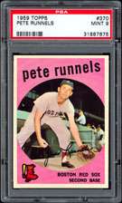 1959 Topps #370 Pete Runnels PSA 9 Low Population  