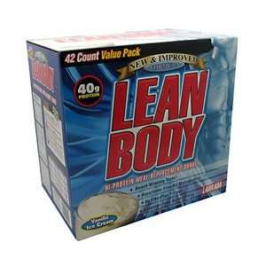  Labrada Nutrition/Lean Body/Vanilla Ice Cream/42 Packs 