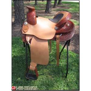  Western Handmade Wade Roping Roper Ranch Cowboy Saddle 