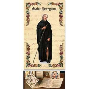  St. Peregrine, Patron saint for cancer, pocket prayer 