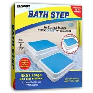 Bath Step (2) One 4“ step & One 2“ step, 400 lb Capacity, Sold in 