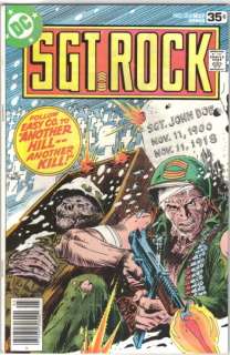 Sgt. Rock Comic Book #316, DC Comics 1978 VERY FINE   