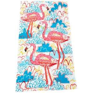 Northpoint 34 by 63 Inch Designer Printed Velour Beach Towel, Dancing 