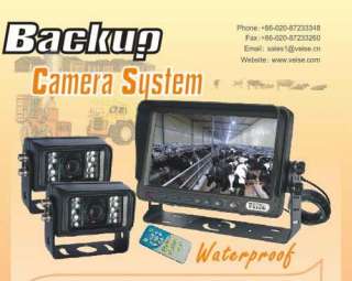 One 7 Monitor With Digital Screen+Two CCD Cameras+15M Waterproof 