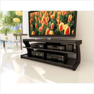dCOR design Sonoma 50  68 TV Stand in Black Lacquer SN 4600 