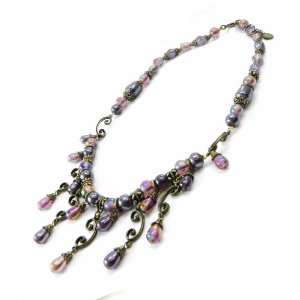  Necklace french touch Isis purple. Jewelry