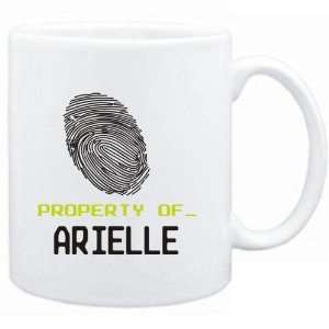  Mug White  Property of _ Arielle   Fingerprint  Female 