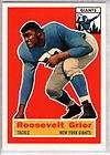 1956 Topps FB 101 Rossevelt Grier Giants PSA 8  