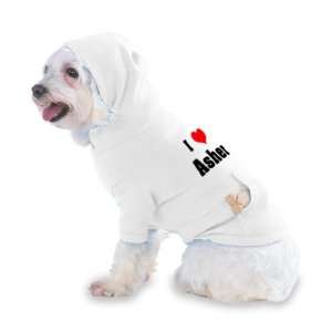  I Love/Heart Asher Hooded (Hoody) T Shirt with pocket for 