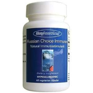 Russian Choice Immune 25 mg 60 Vegetarian Capsules   Allergy Research 