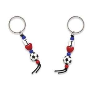  I Love Soccer Keychain Case Pack 72 Arts, Crafts & Sewing
