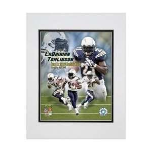   Tomlinson Reaches 10,000 Rushing Yards Matted Photo