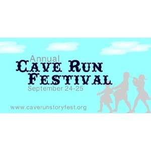    3x6 Vinyl Banner   Annual Cave Run Festival 