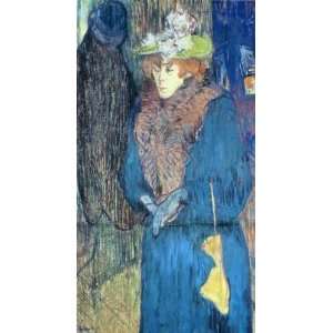   Lautrec   32 x 60 inches   Jane Avril Entering the
