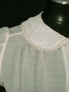 Kimchi Blue Size M Ivory Romantic Cotton Silk Shirt Top  