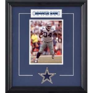Demarcus Ware Framed 6x8 Photograph with Team Logo & Plate