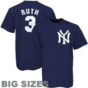  New York Yankees Babe Ruth Player Name Big and Tall Tee 