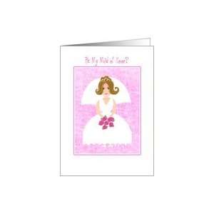  Be My Maid of Honor Invitations Cards Paper Greeting Cards 